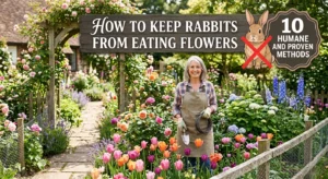 how do you keep rabbits from eating flowers