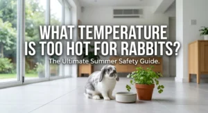 what temperature is too hot for rabbits