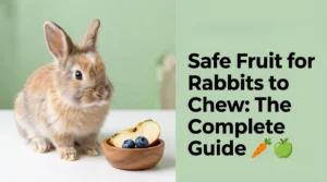 safe fruit for rabbits to chew