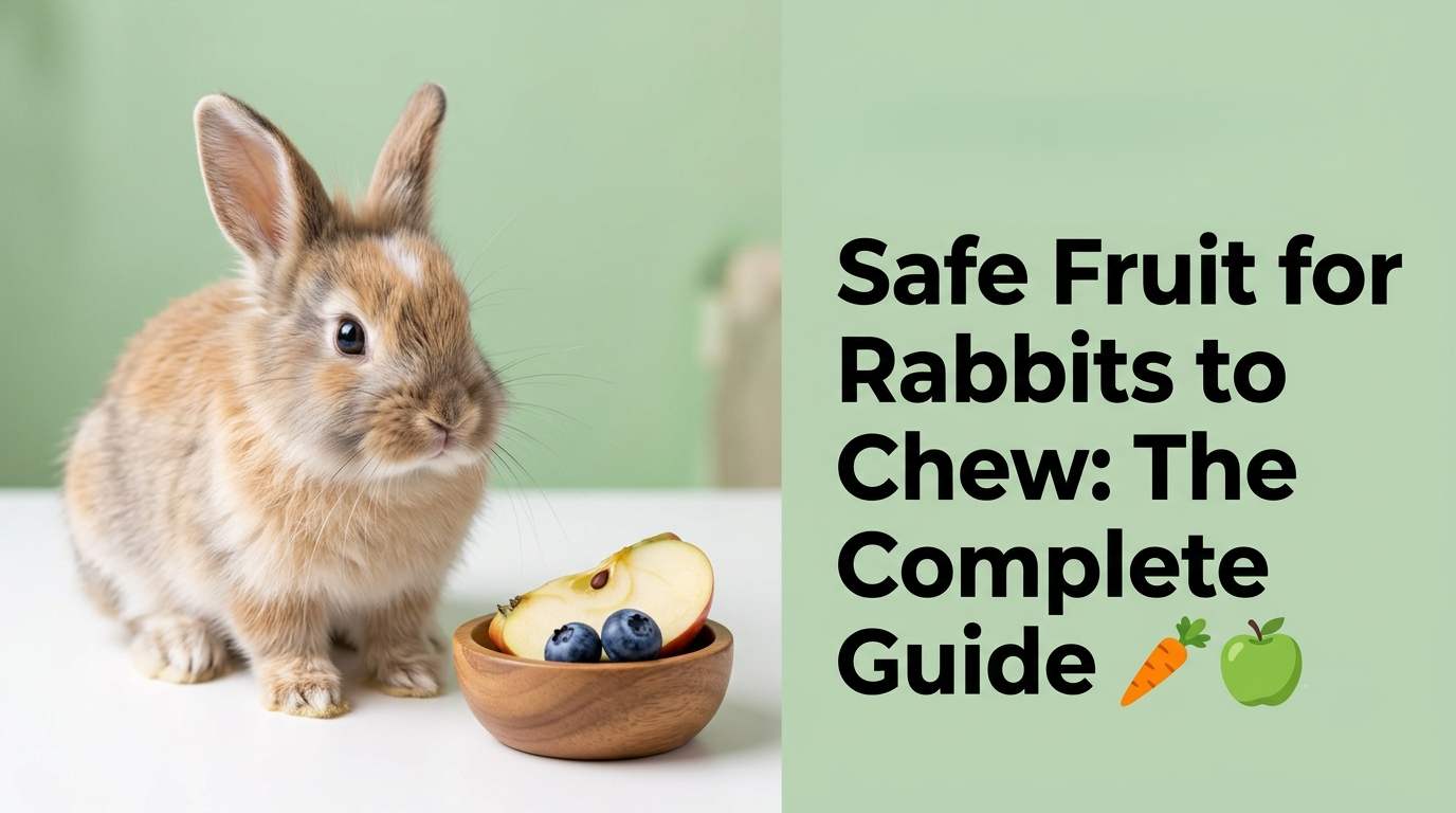 safe fruit for rabbits to chew